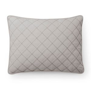 Chaps Round Bead Embroidered Quilted Throw Pillow