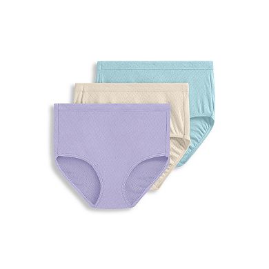 Women's Jockey® Elance Breathe 3-pack Pointelle Briefs Panty Set 1542