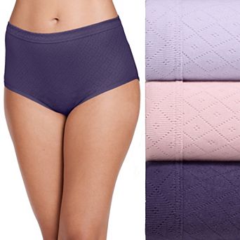 Women's Jockey® Elance Breathe 3-pack Pointelle Briefs Panty Set 1542