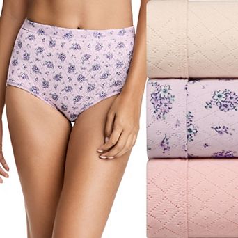 Women's Jockey® Elance Breathe 3-pack Pointelle Briefs Panty Set 1542