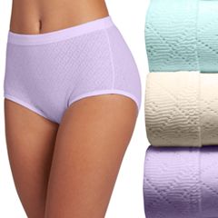 Women's Hanes® Pure Organic Cotton 4-pk. Full Brief Panty Set 44HOC4