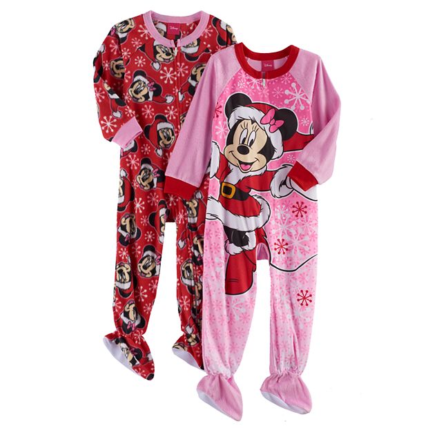 Minnie mouse footie pajamas sale