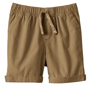 Toddler Boy Jumping Beans庐 Cuffed Canvas Shorts