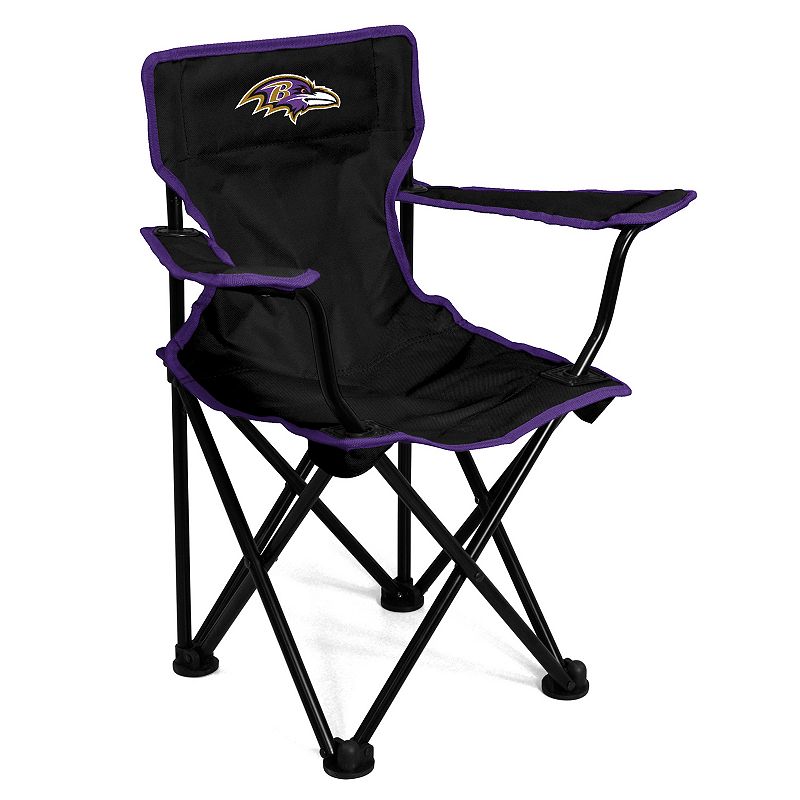 Logo Brands Baltimore Ravens Toddler Portable Folding Chair, Multicolor