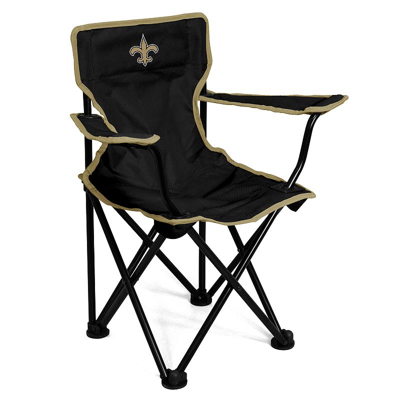 Logo Brands New Orleans Saints Toddler Portable Folding Chair, Multicolor