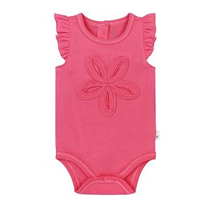 Baby Girl Burt's Bees Baby Organic Flower Bodysuit