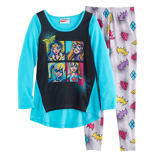 Girls best sale superhero pajamas