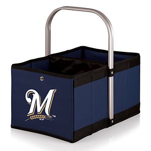 Picnic Time Milwaukee Brewers Urban Folding Picnic Basket