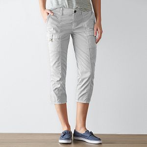 Petite SONOMA Goods for Life™ Diana Comfort Waist Capris