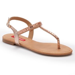 Unionbay Women's Beaded T-Strap Sandals