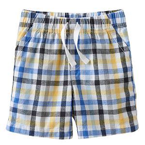 Baby Boy Jumping Beans® Plaid Shorts!