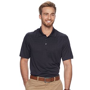 Men's Haggar Classic-Fit Windowpane Performance Polo