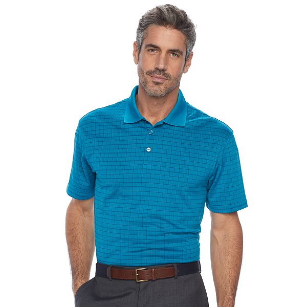 Men's Haggar ClassicFit Windowpane Performance Polo