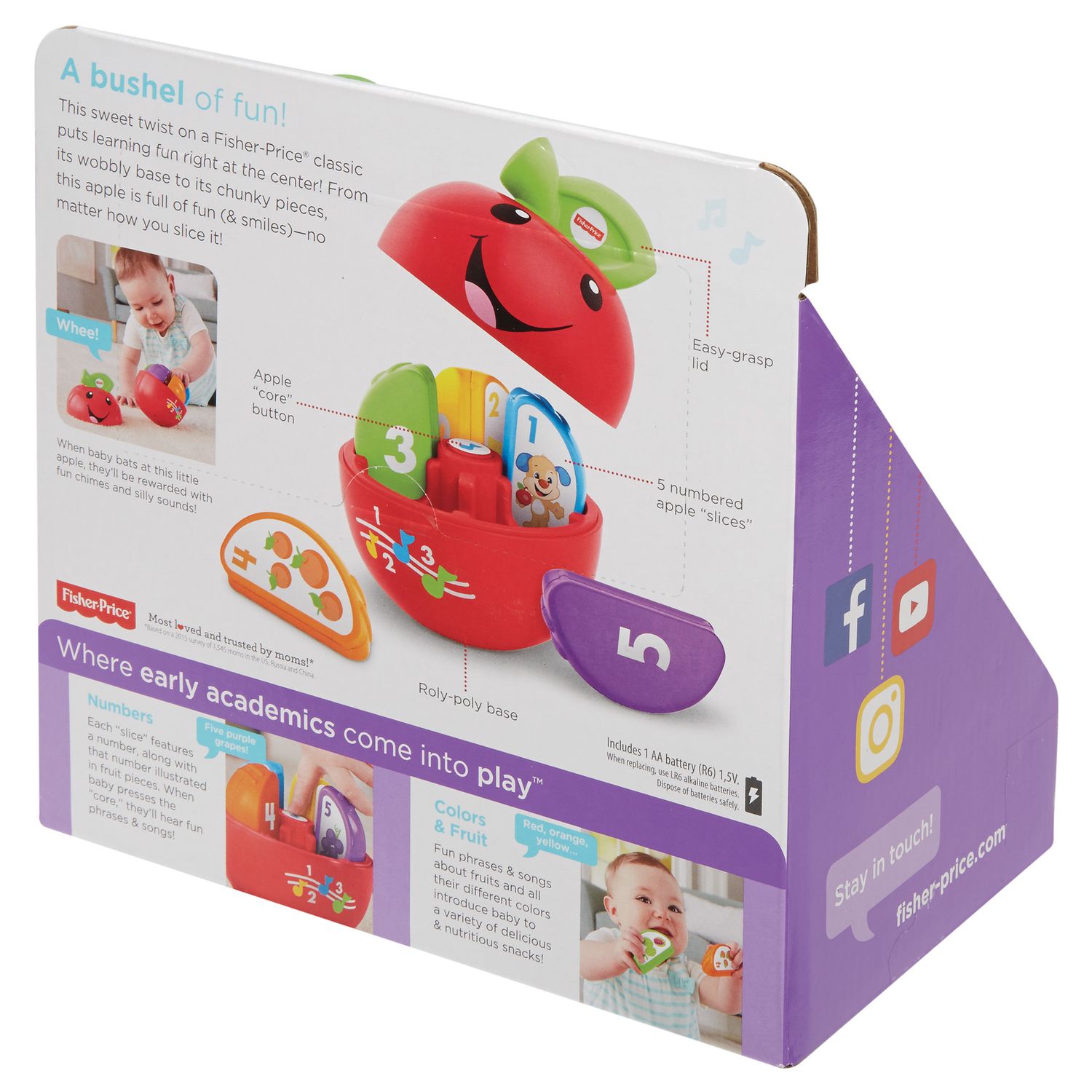 fisher price laugh and learn happy apple