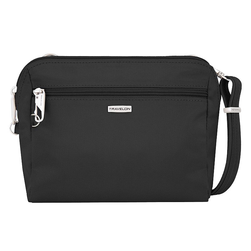 Travelon Classic Convertible Crossbody Bag & Waist Pack, Black