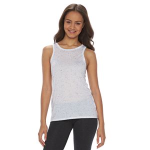 Juniors' SO® High Neck Texture Tank Top