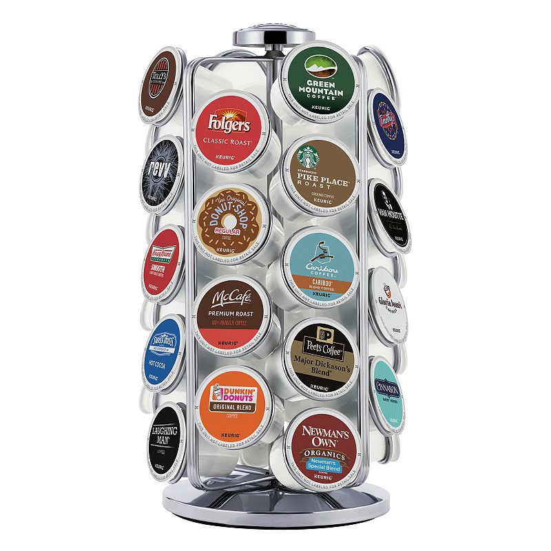 Keurig - K-Cup Pod Carousel - 36ct Capacity - Chrome