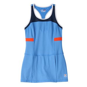 Girls 7-16 FILA SPORT庐 Mesh Blocked Racerback Tennis Dress