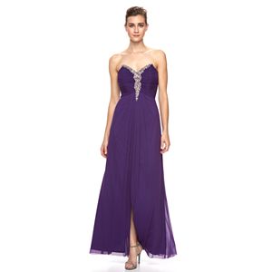 Women's 1 by 8 Embellished Strapless Gown