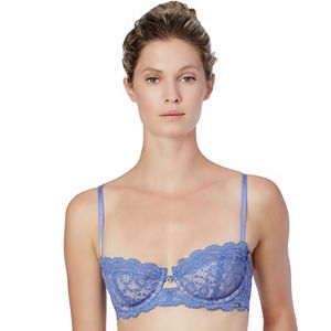 Montelle Intimates Bra: Keyhole Lace Balconette Bra 9201