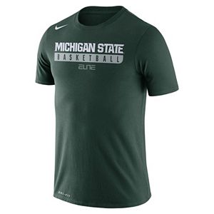 Men's Nike Michigan State Spartans Basketball Practice Dri-FIT Tee