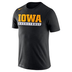 Men's Nike Iowa Hawkeyes Basketball Practice Dri-FIT Tee