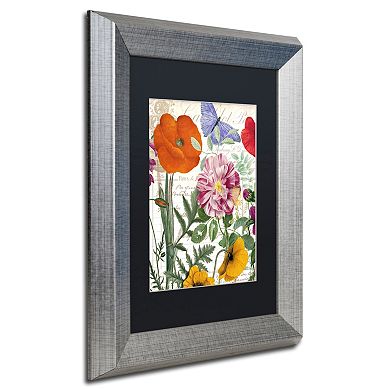 Trademark Fine Art Printemps Silver Finish Framed Wall Art