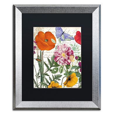 Trademark Fine Art Printemps Silver Finish Framed Wall Art