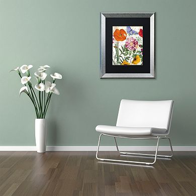 Trademark Fine Art Printemps Silver Finish Framed Wall Art
