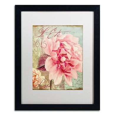 Trademark Fine Art Saisons III "Paris" Black Framed Wall Art