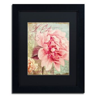 Trademark Fine Art Saisons III "Paris" Black Framed Wall Art
