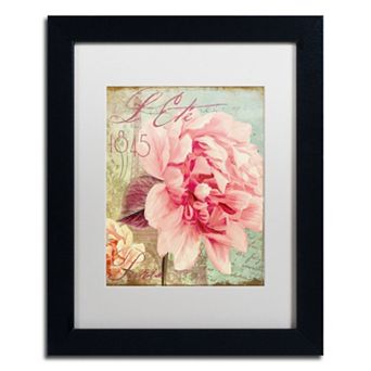 Trademark Fine Art Saisons III "Paris" Black Framed Wall Art