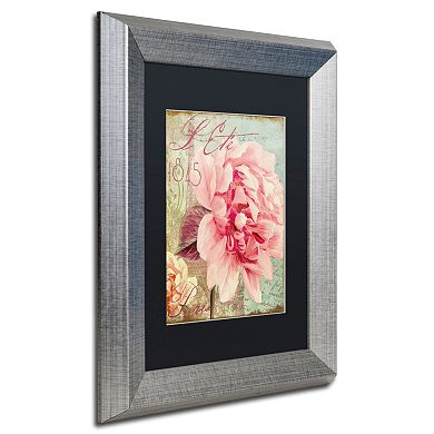 Trademark Fine Art Saisons III "Paris" Silver Finish Framed Wall Art
