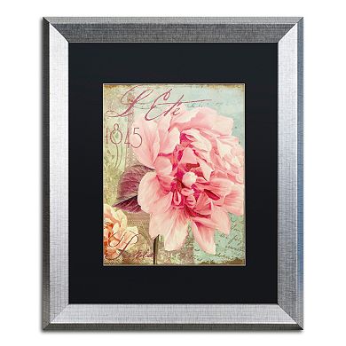 Trademark Fine Art Saisons III "Paris" Silver Finish Framed Wall Art