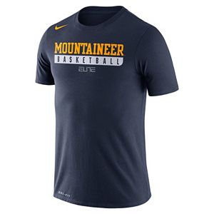 Men's Nike West Virginia Mountaineers Basketball Practice Dri-FIT Tee