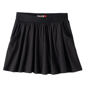 Girls Plus Size SO® Ribbed Waist Knit Skirt