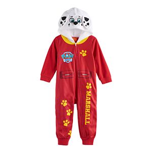 Toddler Boy Paw Patrol Marshall Hooded Footless Pajamas