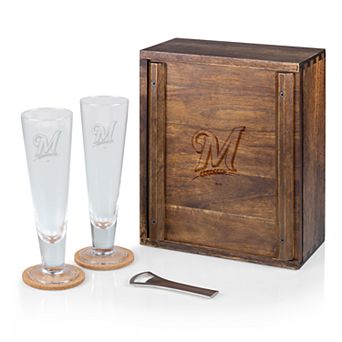 Picnic Time Milwaukee Brewers Pilsner Beer Gift Set
