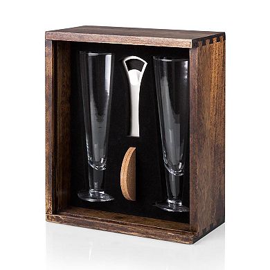Picnic Time New York Mets Pilsner Beer Gift Set