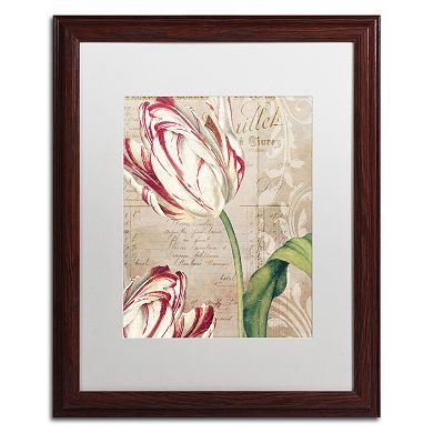 Trademark Fine Art Tulips Framed Wall Art