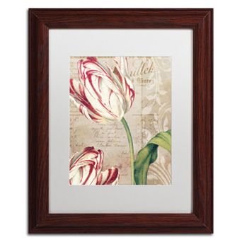 Trademark Fine Art Tulips Framed Wall Art
