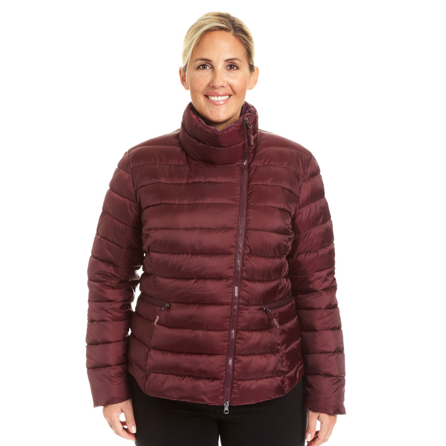 plus size asymmetrical coat
