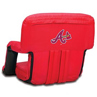 Picnic Time Atlanta Braves Ventura Portable Reclining Seat