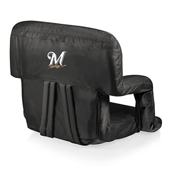 Picnic Time Milwaukee Brewers Ventura Portable Reclining Seat