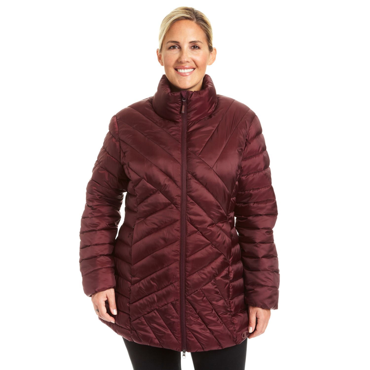 packable plus size puffer jacket