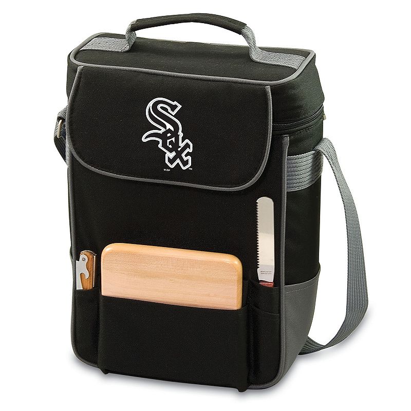 Picnic Time Chicago White Sox Duet Insulated Wine & Cheese Bag, Black