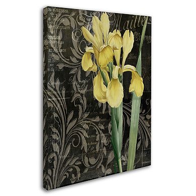 Trademark Fine Art Ode To Yellow Flowers Canvas Wall Art
