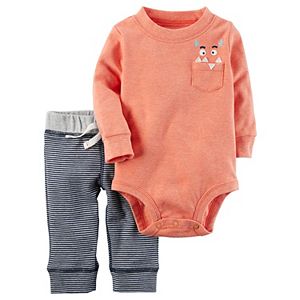 Baby Boy Carter's Monster Bodysuit & Pants Set