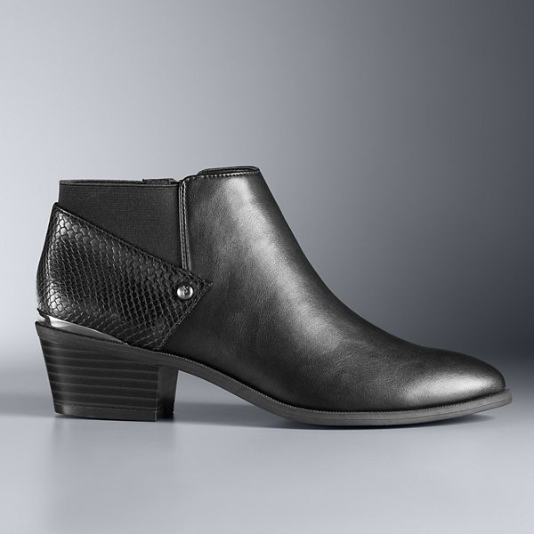 simply vera wang ankle boots