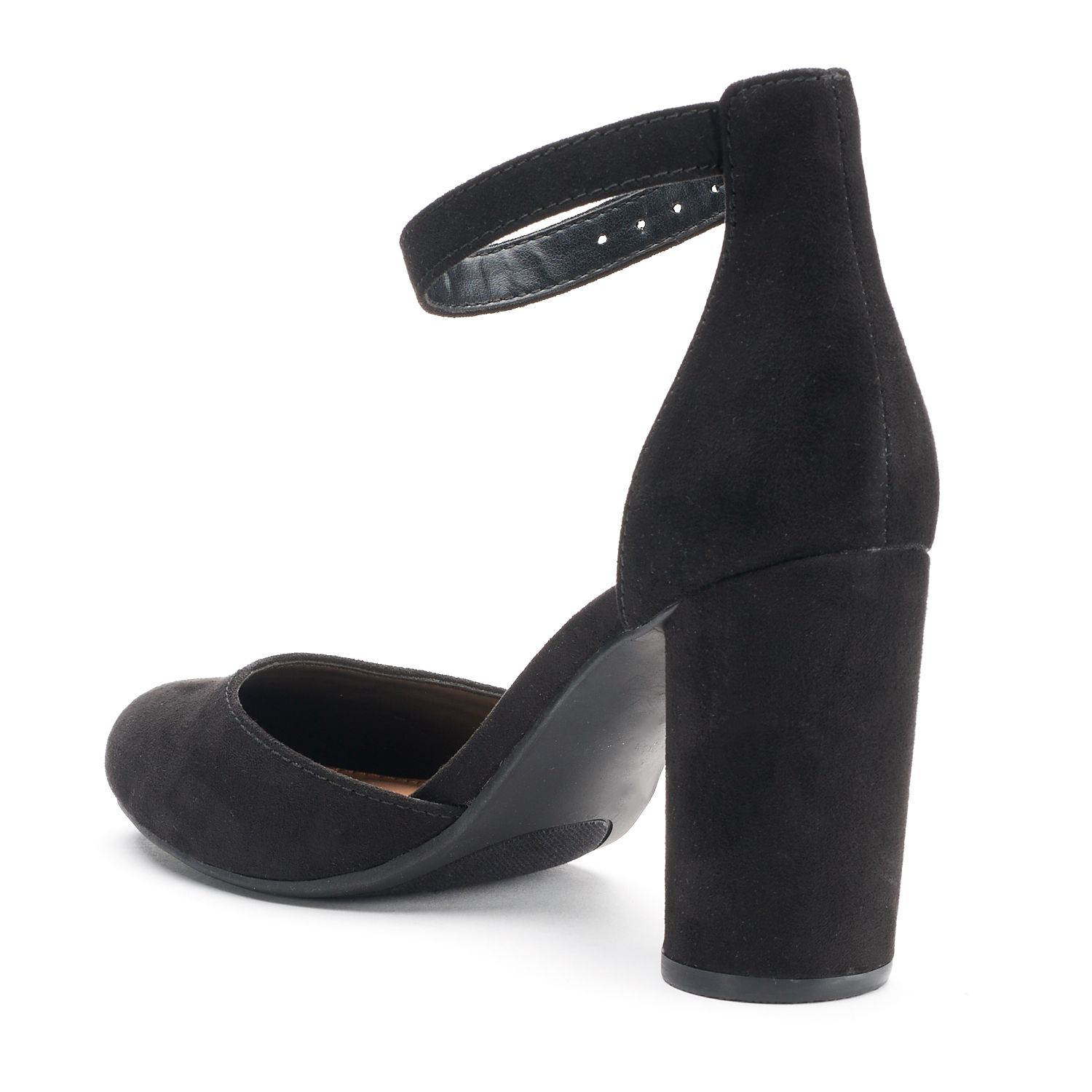 kohls black high heels